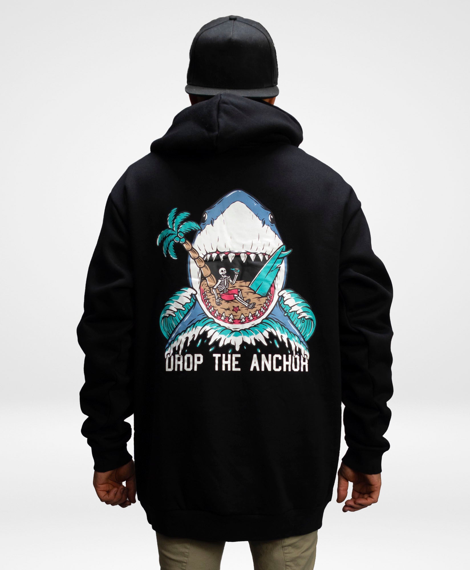 DTAC 'Shark' Hoodie Drop The Anchor Clothing