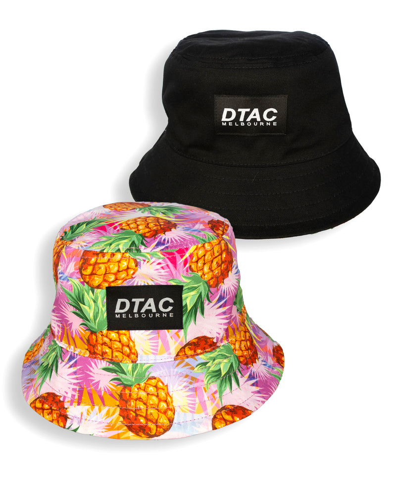 DTAC Reversible Bucket Hat - Pineapple